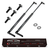 OTUAYAUTO front view of replacement rear struts showing pack and labels for correct fit