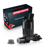 OTUAYAUTO front view of washer pump showing mounting points and fit benefit