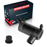 OTUAYAUTO front view of washer pump showing mounting and clean fit benefits