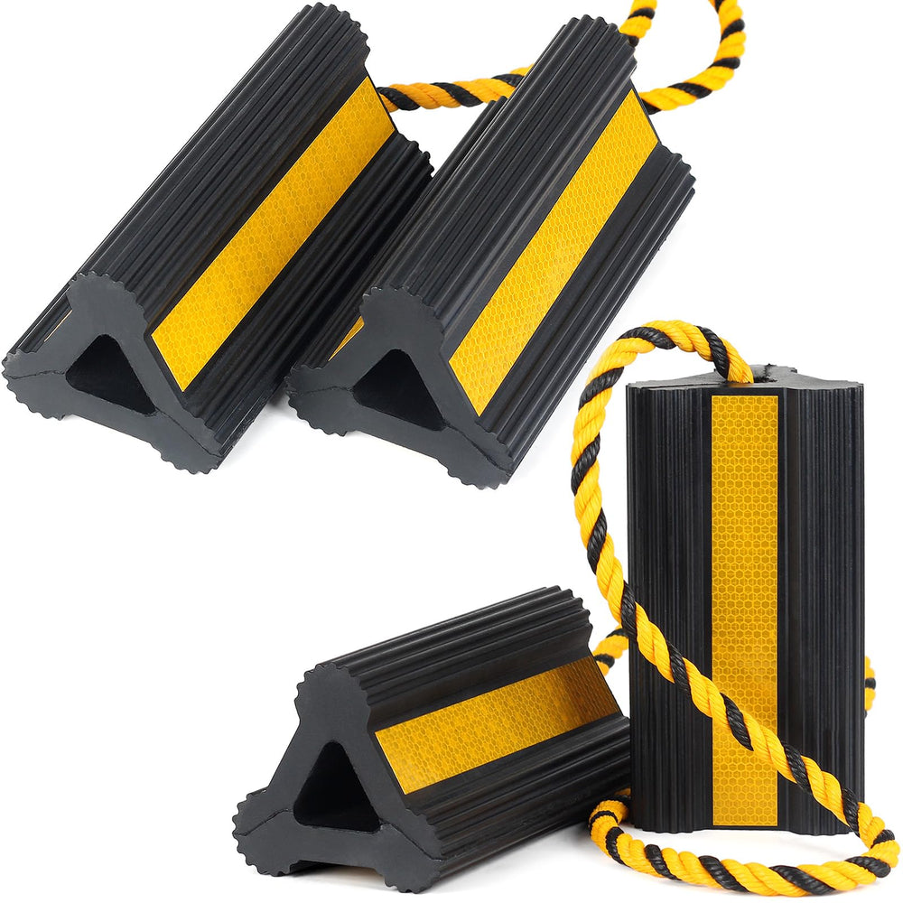 OULEME front view chocks showing shape and readiness benefit
