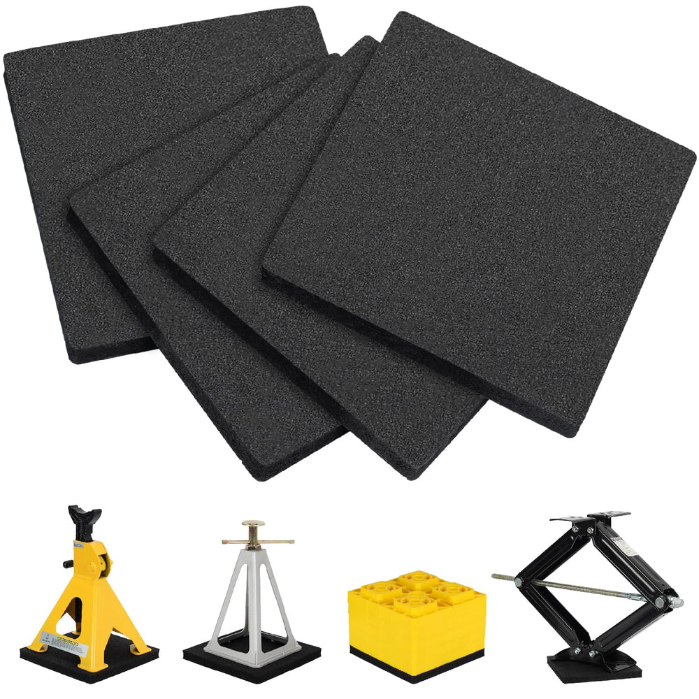 OULEME 4-pack front view showing stable rubber pads for reliable support