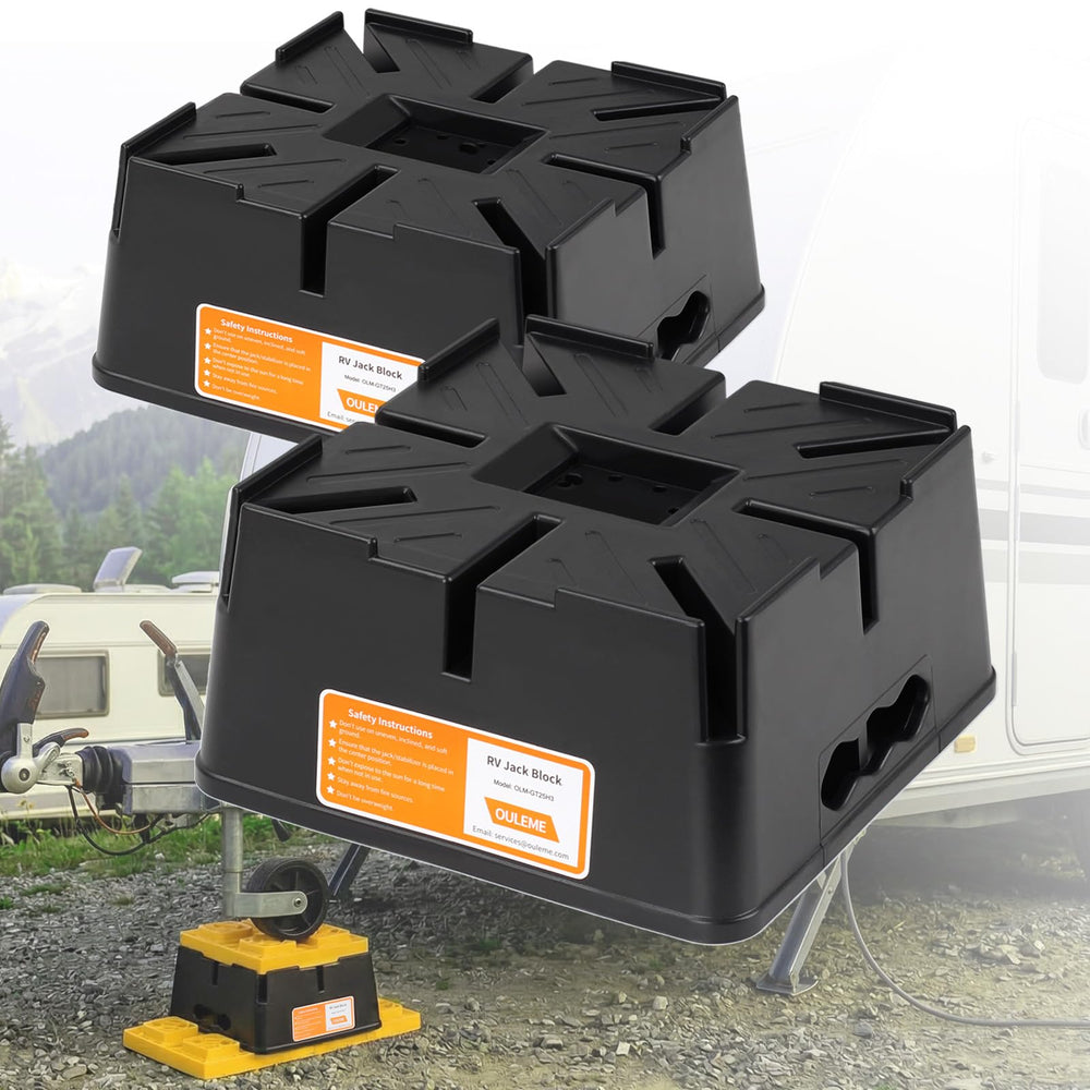OULEME front view of two-block pack showing durable stable support
