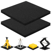 OULEME front view of two-pack pads showing durable non-slip surface and stability benefit