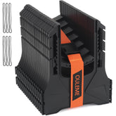 OULEME front view of assembled sewer hose support showing stability benefit
