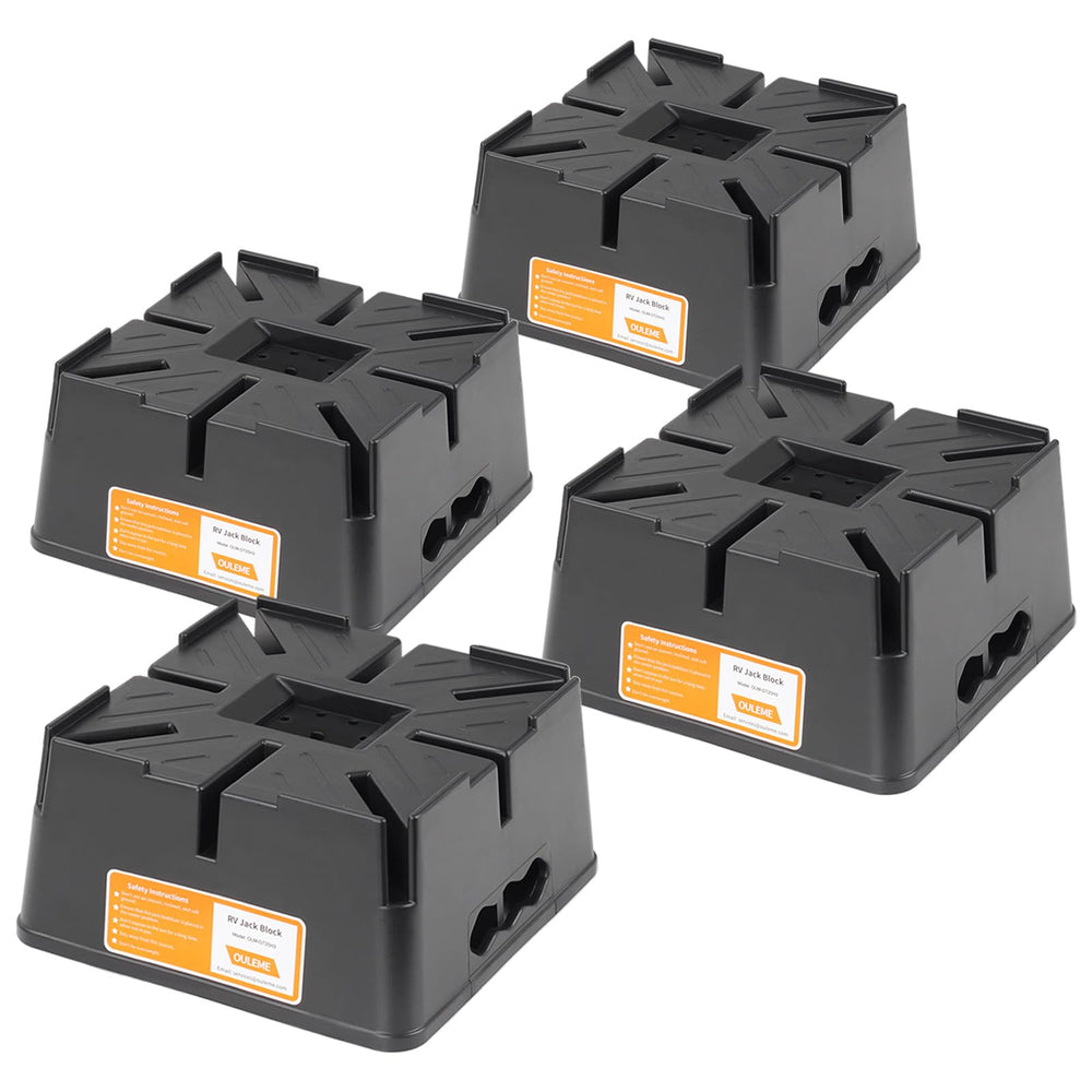 OULEME front view of four-pack blocks showing durable construction and capacity