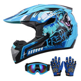 Oumurs front view full-face helmet showing robust protection and design