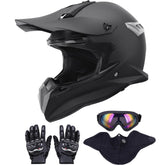 Oumurs helmet front view showing DOT-certified protection and clear visibility