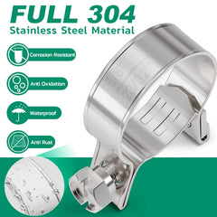 OURU clamp installed on fuel hose illustrating reliable sealing and leak control