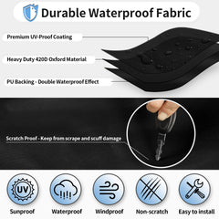 OutdoorLines close-up of 420D Oxford fabric texture showing waterproof benefit