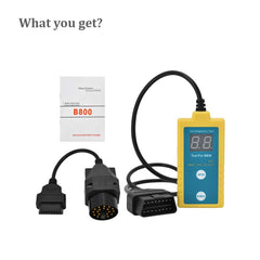 Outzone adapter and connectors with 16-pin to 20-pin cable for correct BMW port fit