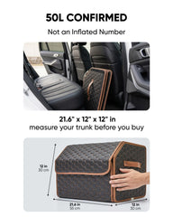 Owleys Hexy magnetic lid closed keeping trunk contents hidden