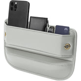 Owntow front view of beige gap filler showing sleek design and benefit tidy storage