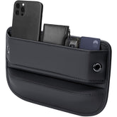 Owntow front view of gap filler showing slim waterproof leather and neat finish