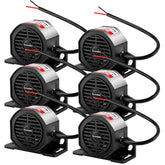 OXAMBIR front view of backup alarm showing compact durable design and loud warning