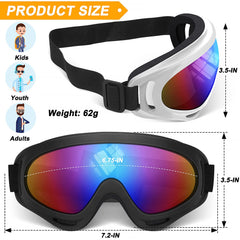 OXG lens close-up highlighting clear polycarbonate, shows impact resistance