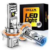 OXILAM H13 front view showing bulb shape and plug-in benefit