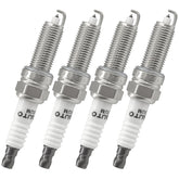 OYEAUTO front packaging showing four spark plugs and clear labeling for easy selection