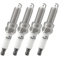 OYEAUTO front packaging showing four spark plugs and clear labeling for easy selection