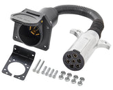 Oyviny 7-pin adapter front view showing plug and blade for quick connection benefit