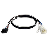 Oyviny front connector showing 4-pin plug and secure fit for easy installation