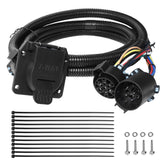 Oyviny front connector showing 7-way plug for secure trailer connections
