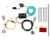 Oyviny front connector assembly showing plug and tabs for quick fit