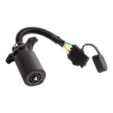 Oyviny front view of 7 to 4 adapter showing both ends and benefit of easy hookup
