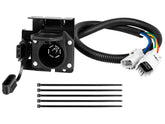 Oyviny adapter front view showing both connectors and easy hookup benefit