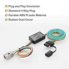 Oyviny harness plugged into Honda CR-V factory socket restoring trailer lights