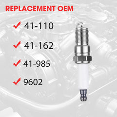 Ozikutech close-up of iridium center electrode for consistent spark and long life