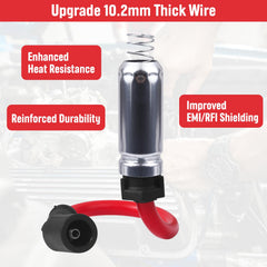 Ozikutech wire boot and terminal detail ensuring tight plug connection
