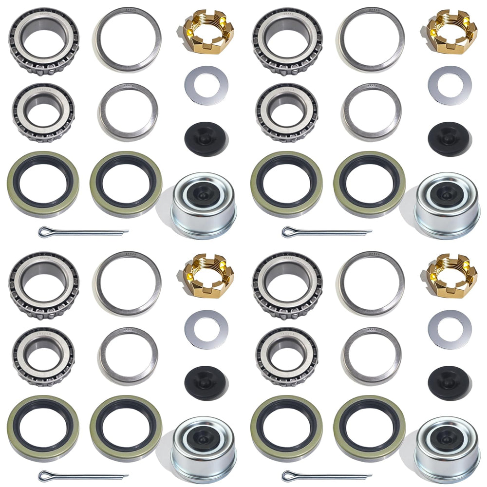 OZISENS front packaging showing four complete hub bearing sets and label benefit