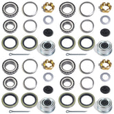 OZISENS front packaging showing four complete hub bearing sets and label benefit