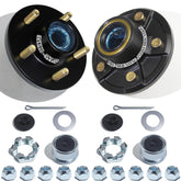 OZISENS hub front view showing 5x4.5 bolt pattern and easy installation benefit