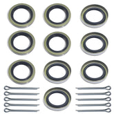 OZISENS front packaging showing 10-pack grease seals and benefit of multiple repairs
