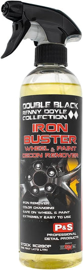 P & S Iron Buster front bottle showing professional cleaner benefit