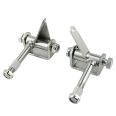 PACEWALKER front view of left and right spindle brackets showing fit and finish benefits