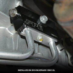 Pacific Performance Engineering side profile of thermal bypass valve highlighting durable housing