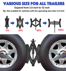 PAFOWO installed between dual RV tires demonstrating immediate stabilization
