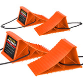 PAHTTO chocks front view showing durable triangular shape and visibility