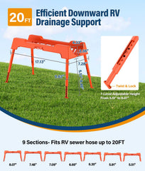 PAHTTO close-up of deep U-groove holding hose securely to prevent sagging