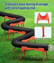 PAHTTO folded stack demonstrating compact storage and easy transport benefit