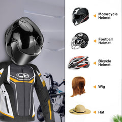 PAHTTO helmet in use on hanger demonstrating space-saving storage