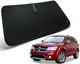 PAIMOHO front view of product packaging showing fit for Dodge Journey and easy setup