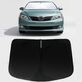 PAIMOHO front view packaged sun shade showing clean fit and easy install benefits
