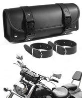PAIYUE front view of handlebar bag showing secure closure and capacity