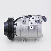 Pamolag compressor front view showing clutch and pulley, demonstrates reliable fit