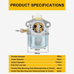 Panari carburetor installed on Quantum engine demonstrating straightforward swap benefit