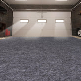PANDOROOM front view of full 8.8x22 ft mat for large vehicle protection