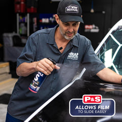 P & S PROFESSIONAL DETAIL PRODUCTS Triple S used with squeegee for scratch-free film sliding